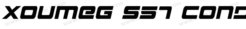 XOUMEG S57 Condensed字体转换